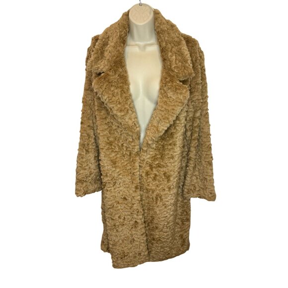 Reformation Rare Pigalle Jacket Coat in Brown Sahara - Size L - Picture 4 of 5